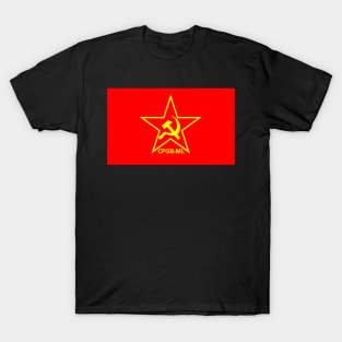 Communist Party of Great Britain (Marxist Leninist) Flag T-Shirt